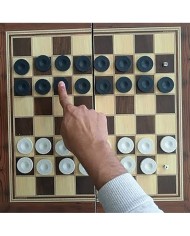 Tavla Dama Pulu Reçine Epoksi ve Beton Kalıbı -Kod:918