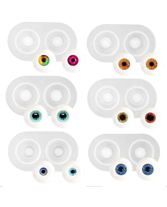 Göz Epoksi Silikon Kalıbı - Orta boy -Kod:920b