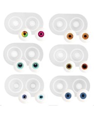 Göz Epoksi Silikon Kalıbı - Orta boy -Kod:920b