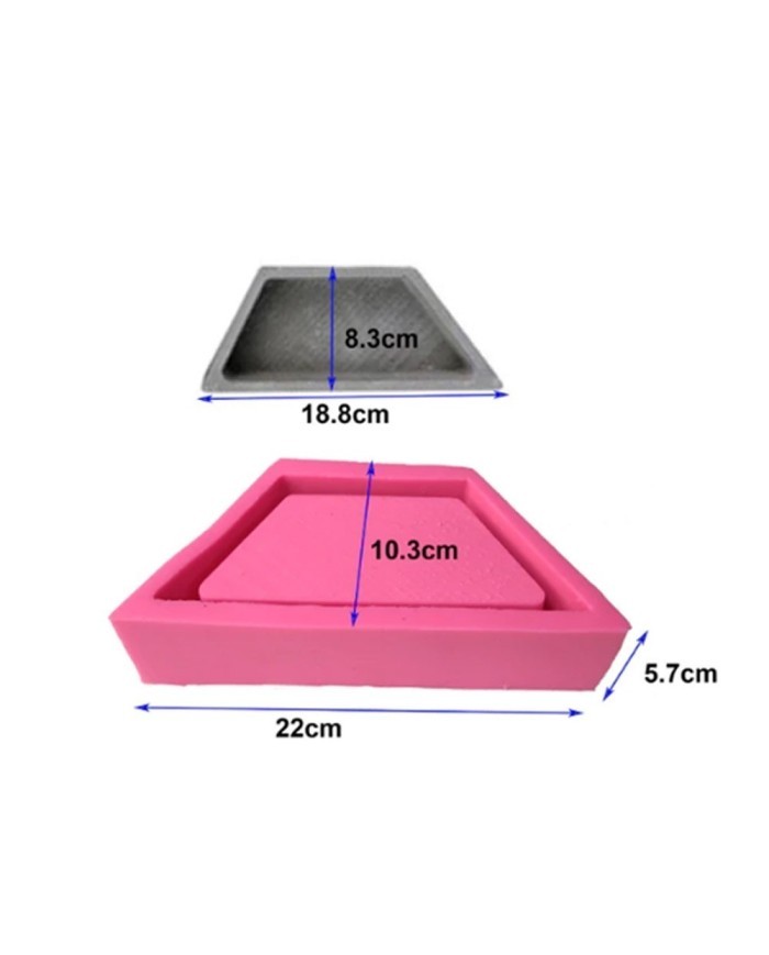 Beton Saksı ve Dekoratif Kalıbı Seti