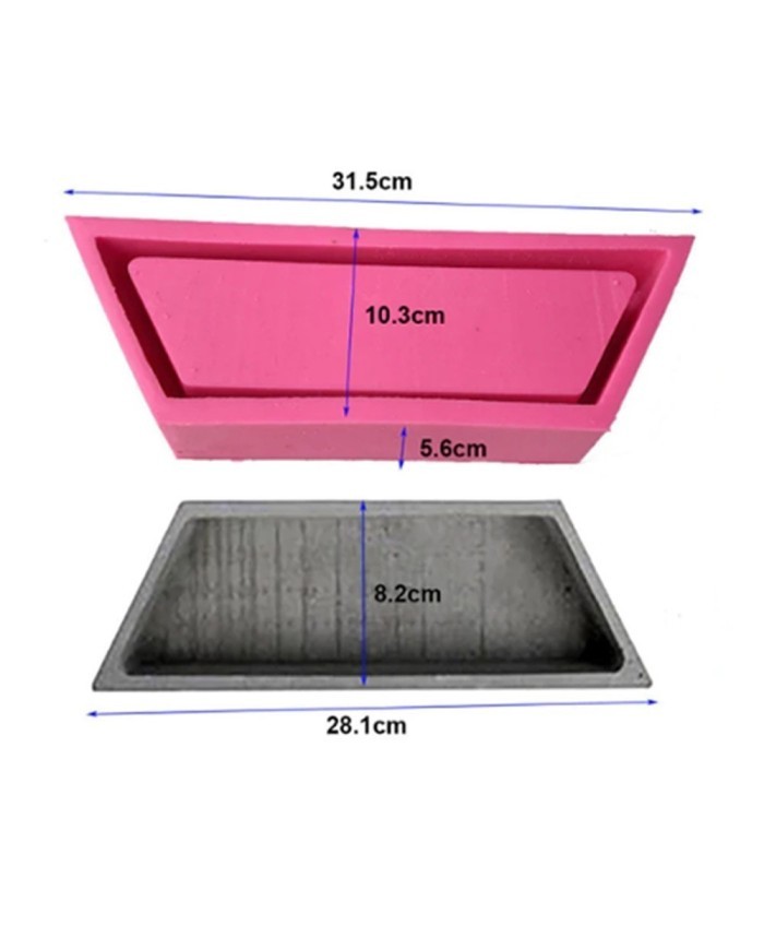 Beton Saksı ve Dekoratif Kalıbı Seti