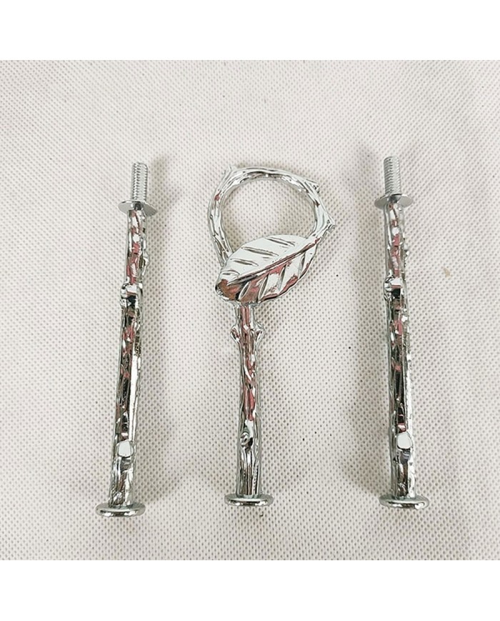 Kek Stant Aparatı Yaprak Model Gümüş Nikel