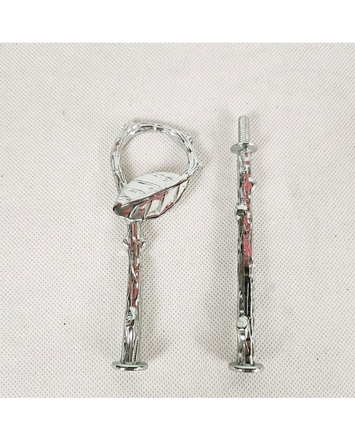 Kek Stant Aparatı Yaprak Model Gümüş Nikel