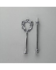 Kek Stant Aparatı Üç Yaprak Nikel Gümüş