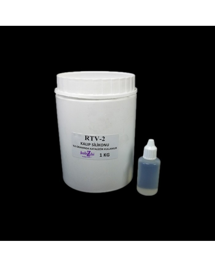 Rtv2 Kalıp Silikonu - Döküm Tipi Sıvı Plastik - 1 kg