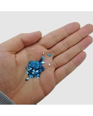 Mavi Mekik Figürlü Pul Kırığı 25 gr