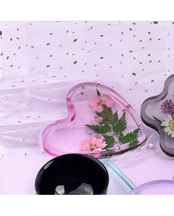 Reçine Epoksi ve Beton Kalıbı - Kalp -Kod:377