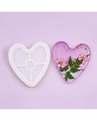 Reçine Epoksi ve Beton Kalıbı - Kalp -Kod:377