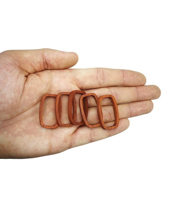 Ahşap Eskitme Kolye Ucu