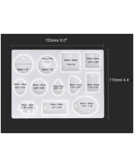 EPOKSİ REÇİNE ÇOKLU TAKI SİLİKON KALIP - 218