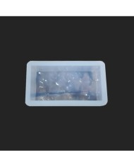 Dalgalı Dikdörtgen Reçine Epoksi  Sabun Kalıbı - Kod: 16