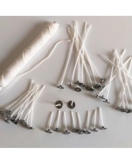 Mum Fitil Ayağı ve Kopçası - Çıt Çıt 100 Adet