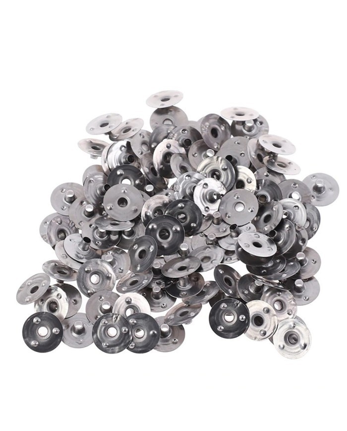 Mum Fitil Ayağı ve Kopçası - Çıt Çıt 250 Adet