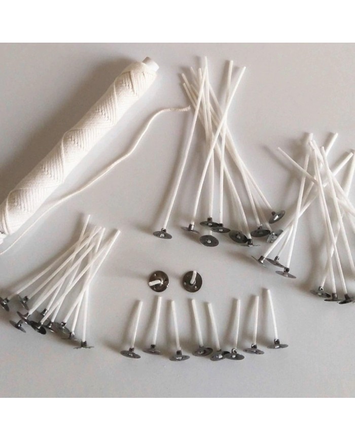 Mum Fitil Ayağı ve Kopçası - Çıt Çıt 500 Adet