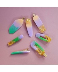 Gümüş Saç Tokası - 10 Lu Set