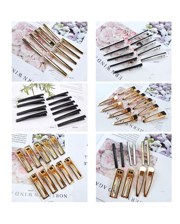 Gümüş Saç Tokası - 10 Lu Set