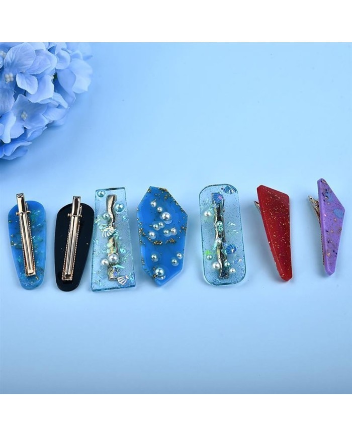 Gümüş Saç Tokası - 10 Lu Set