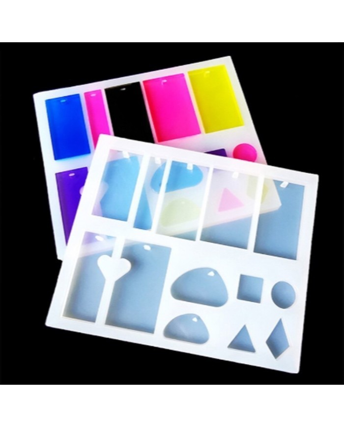 Kolye ve Küpe Çoklu Reçine Epoksi Kalıbı -Kod:217