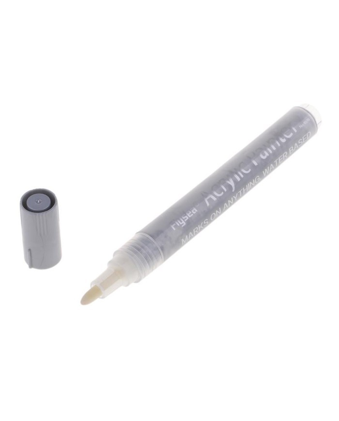 Akrilik Marker Kalem - Su Bazlı - Gümüş