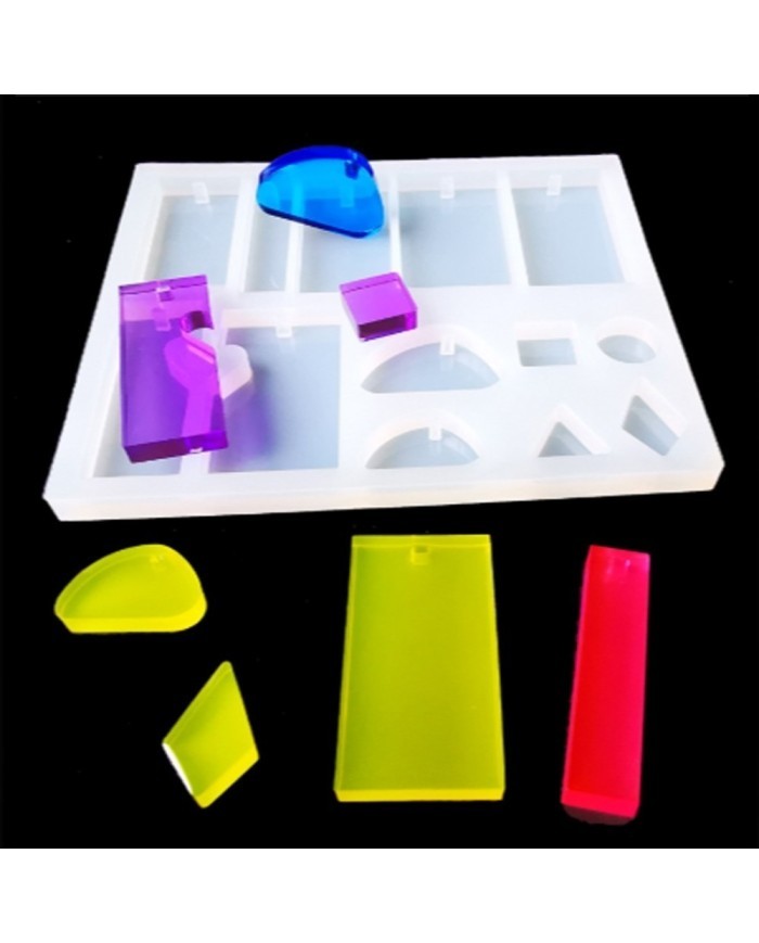 Kolye ve Küpe Çoklu Reçine Epoksi Kalıbı -Kod:217