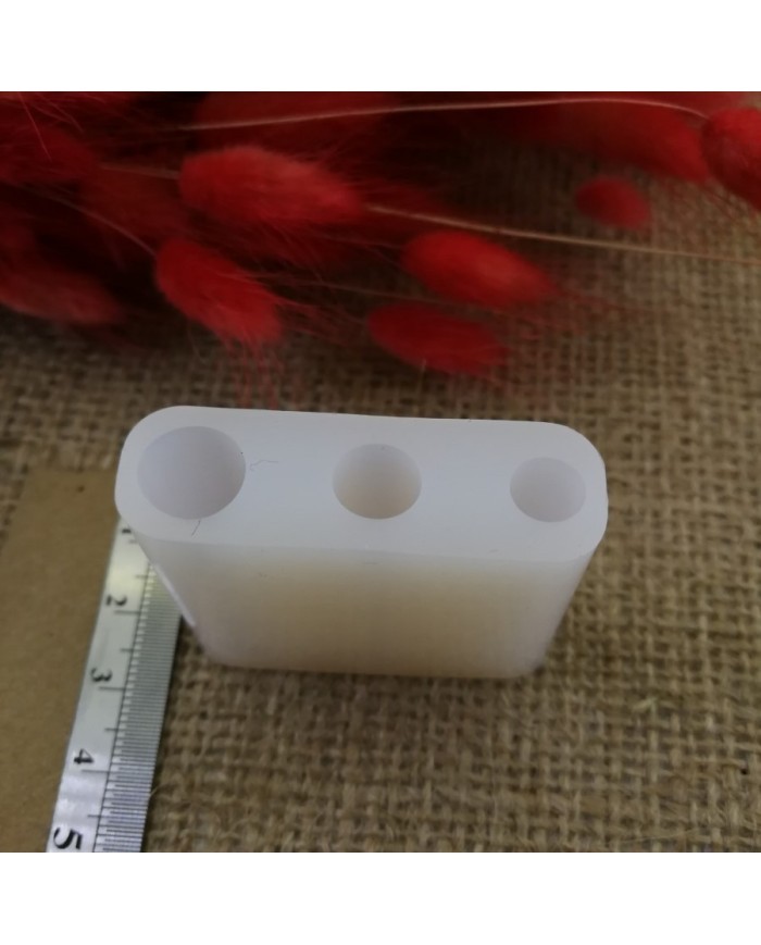 Reçine Epoksi Kalıp - Çoklu Silindir Kolye ve Küpe -Kod:55