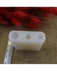 Reçine Epoksi Kalıp - Çoklu Silindir Kolye ve Küpe -Kod:55