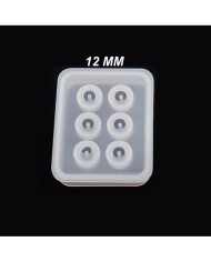 12mm Reçine  Epoksi silikon Boncuk Kalıbı -Kod:161