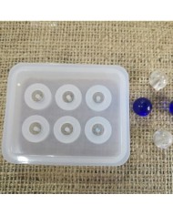 12mm Reçine  Epoksi silikon Boncuk Kalıbı -Kod:161