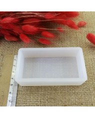 Dikdörtgen Reçine Epoksi,Mum,Sabun ve Beton Kalıbı 8 cm -Kod:58