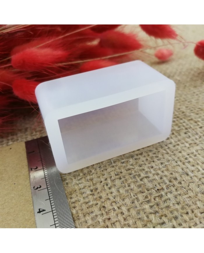 Dikdörtgen Reçine Epoksi,Mum,Sabun ve Beton Kalıbı 4 cm - Kod:18