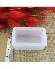 Dikdörtgen Reçine Epoksi,Mum,Sabun ve Beton Kalıbı 4 cm - Kod:18