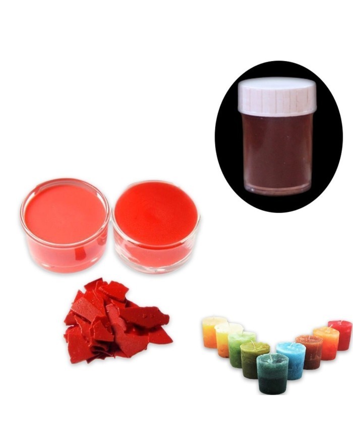 Toz Mum Boyası - Kırmızı 10Gr