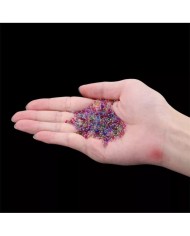 Karışık Mix Renk Uçan Baloncuk Cam Boncuk Deliksiz 10 Gr