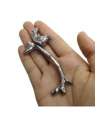 Epoksi Tepsi Kulbu Gümüş Dal Model - 1 Adet