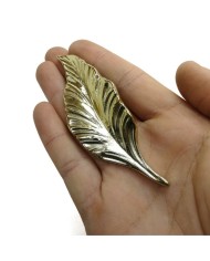 Epoksi Tepsi Kulbu ,Yaprak Model Gold - 1 Adet