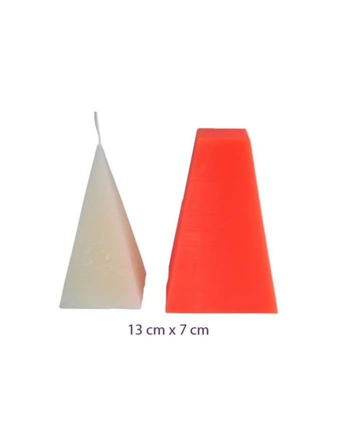 Piramit Mum Silikon Kalıbı - M151