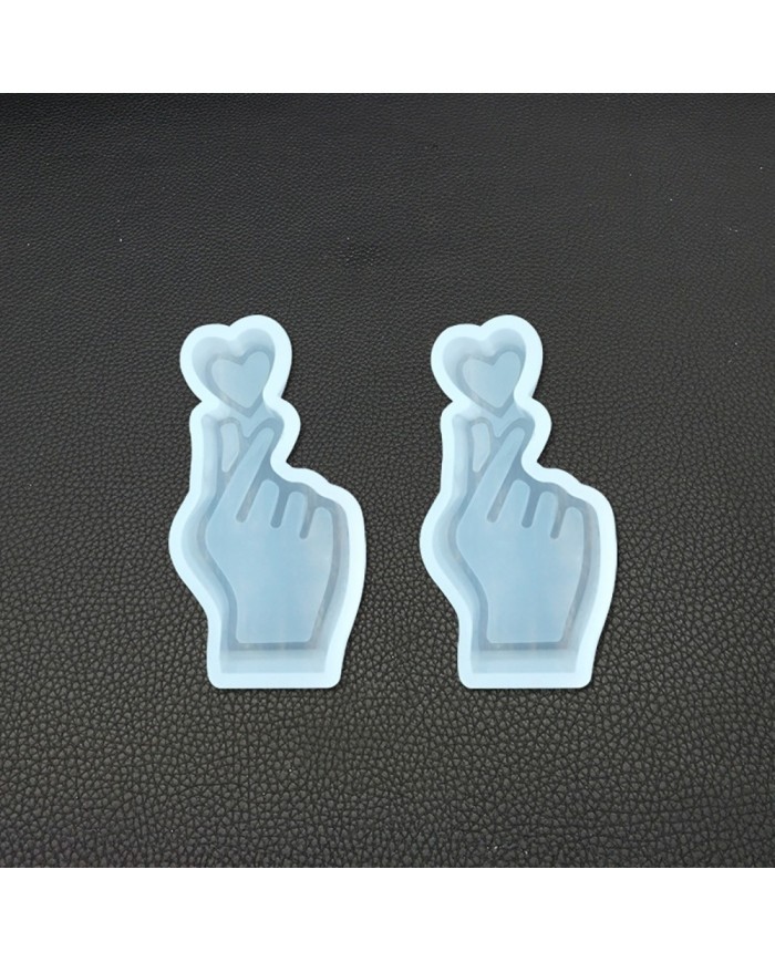 Kalp EL Reçine Epoksi Kalıp -Kod:967