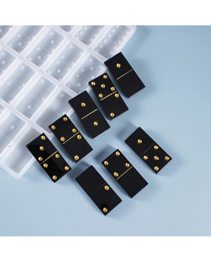 Pai Gow Oyunu Domino Reçine Epoksi Kalıp -Kod:956