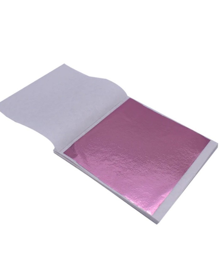 10 Adet Yaprak Varak - Varak Kağıt-Pembe