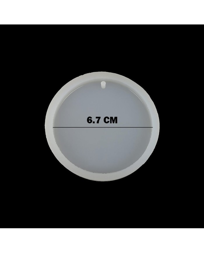 Yuvarlak Magnet Anahtarlık  Reçine Epoksi Kalıbı - TM3