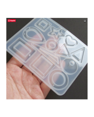 EPOKSİ REÇİNE SİLİKON KALIP - ÇOKLU TAKI KALIBI - 125