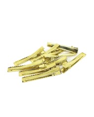 25 adet Takı Tokası Timsah Agız - Gold