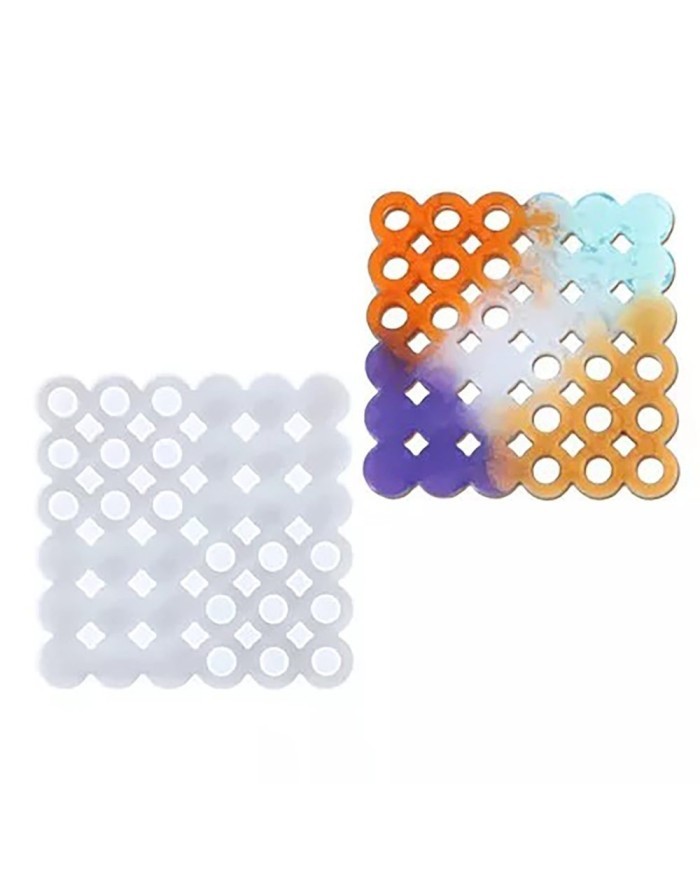 Bardak Altı Desenli Reçine Epoksi ve Beton Kalıbı -Kod:167