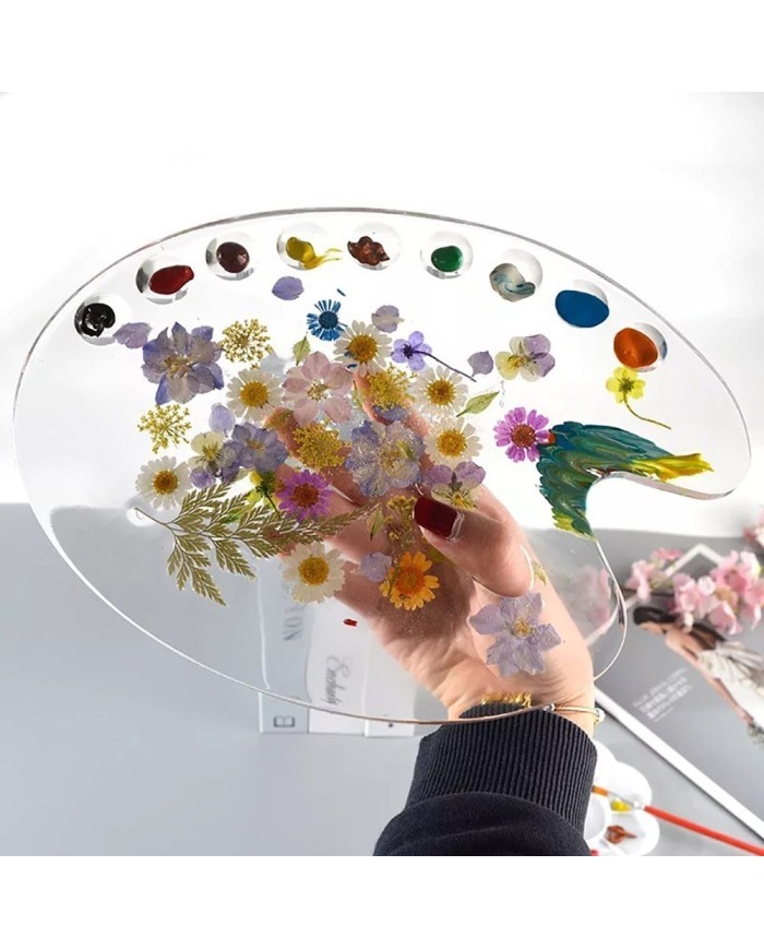 Boya Paleti Reçine Epoksi ve Beton Kalıbı -Kod:972