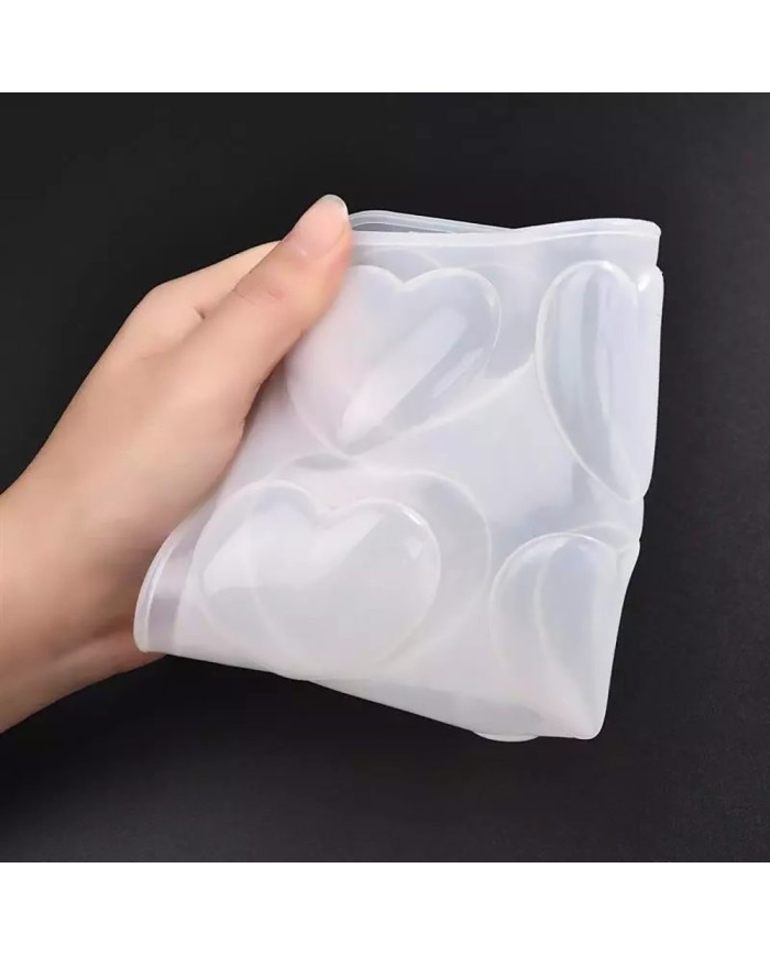 Çoklu Kalp Reçine Epoksi ve Sabun Kalıbı -Kod:275