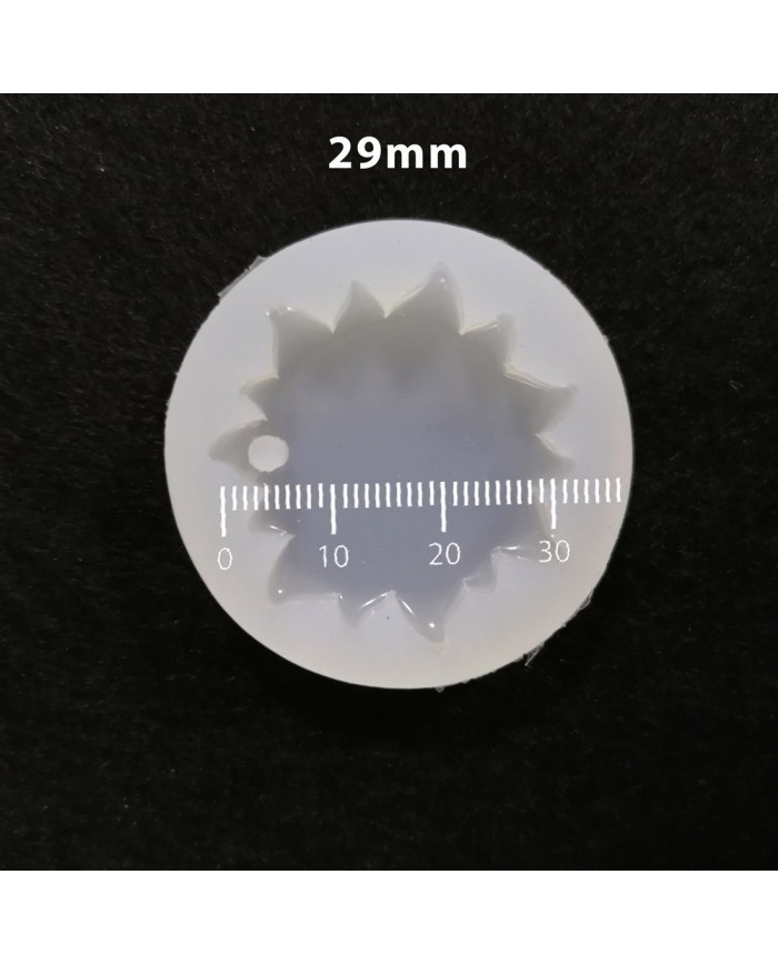 5 Adet Delikli Yaprak - Reçine Epoksi Kalıp - E2