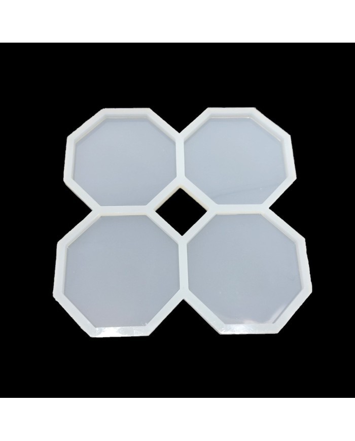 5 ADET Dörtlü Altıgen Kalıp - Reçine Epoksi Kalıp - ÇB2