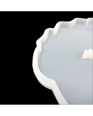 5 adet - Dalgalı Tepsi - Reçine Epoksi Kalıp - T10