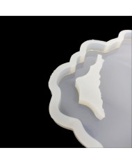 5 ADET Kulplu Tepsi - Reçine Epoksi Kalıp - T9