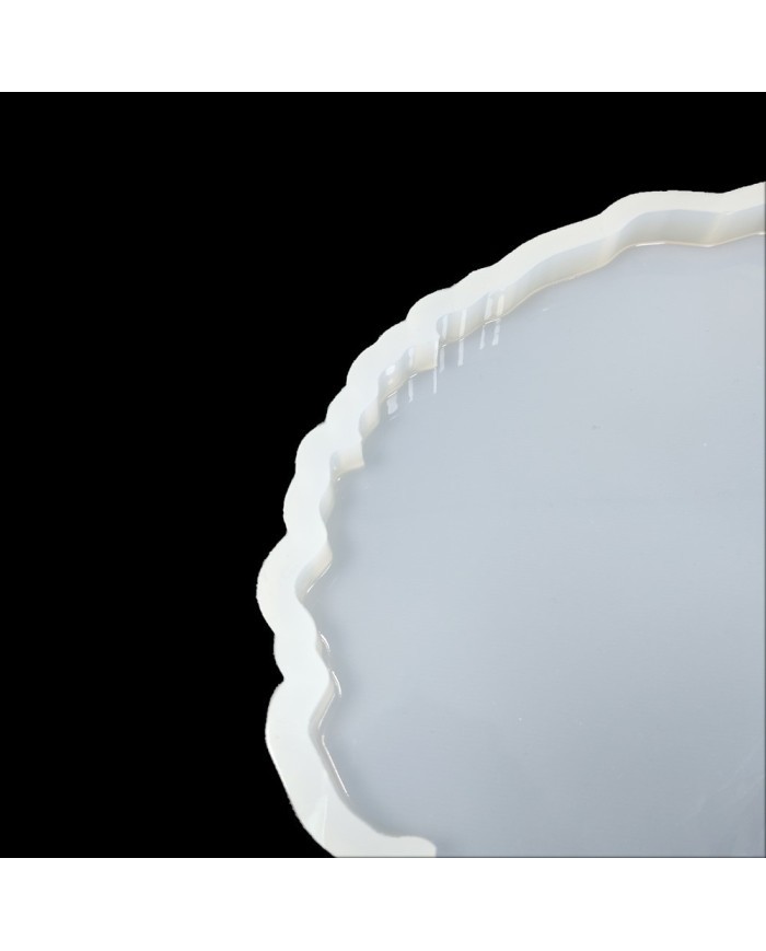 5 ADET - Dalgalı Oval Tepsi - Reçine Epoksi Kalıp - T7